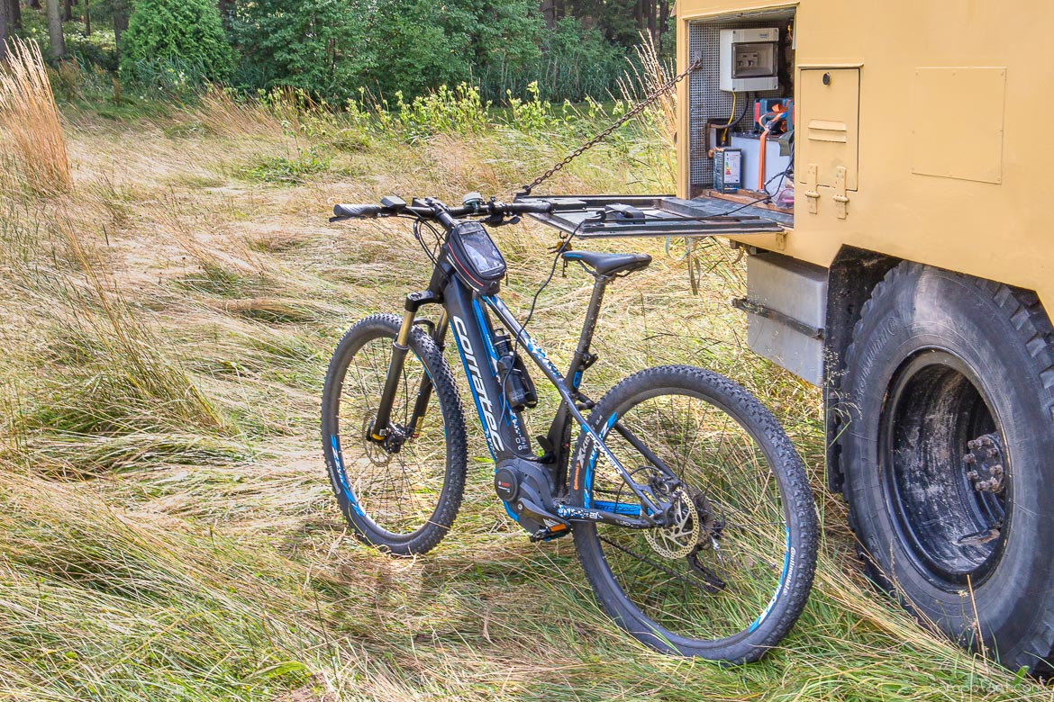 Akku Ebike im Wohnmobil laden